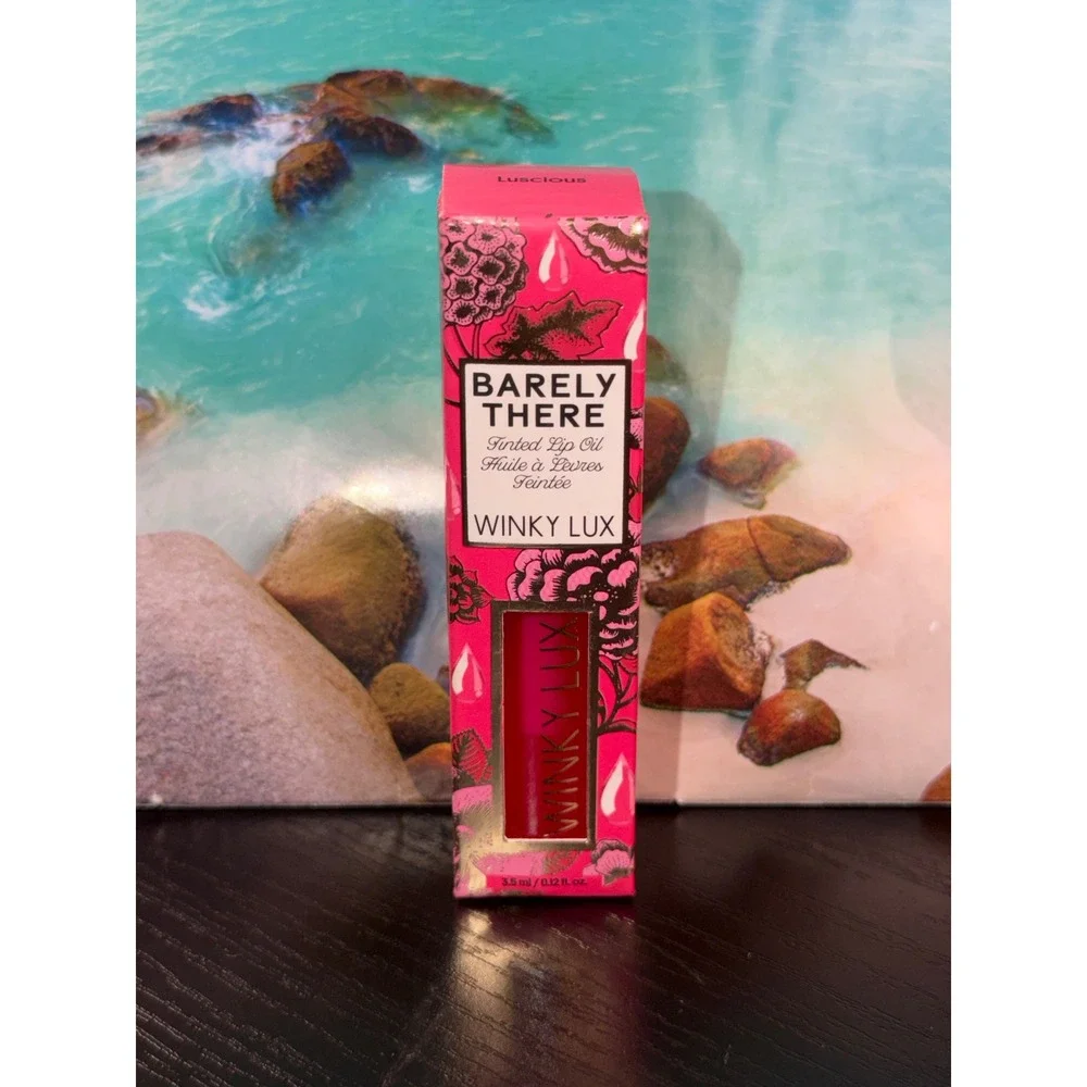 Winky Lux Barely There Tinted Lip Oil Luscious Sheer Pink 3.5ml NIB